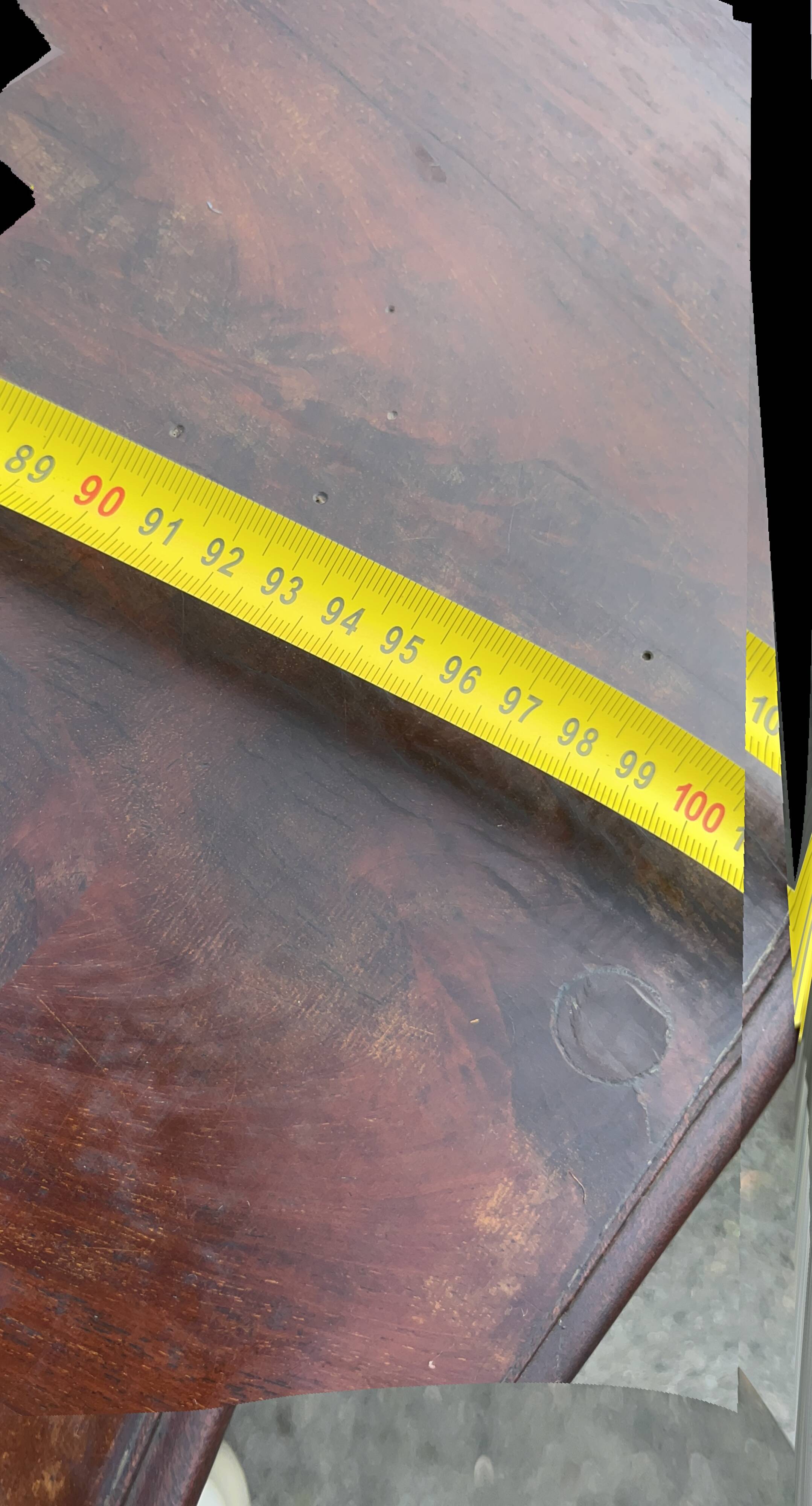 Napoleon III style mahogany display cabinet