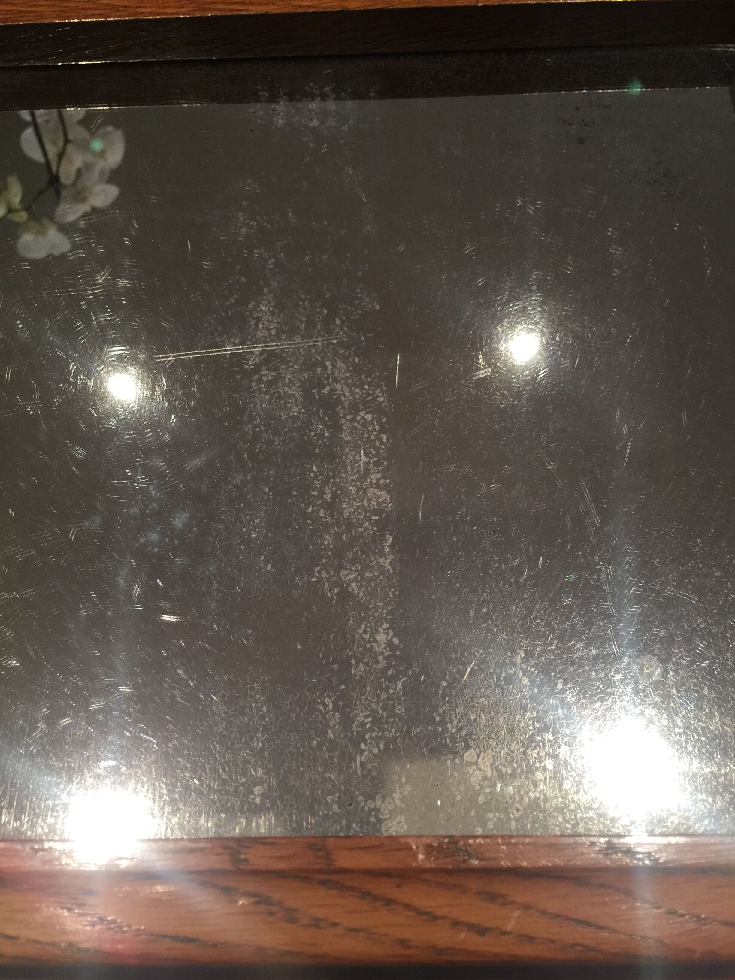 Art deco mirror tray