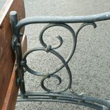 Banc de jardin ancien pieds en fonte