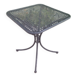 Wrought iron pedestal table from the 60s