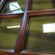 Solid oak glass door