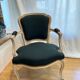 Pair of cabriolet armchairs