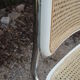 Set de 4 chaises blanches Cesca B 32 de Marcel Breuer made in Italy 1998