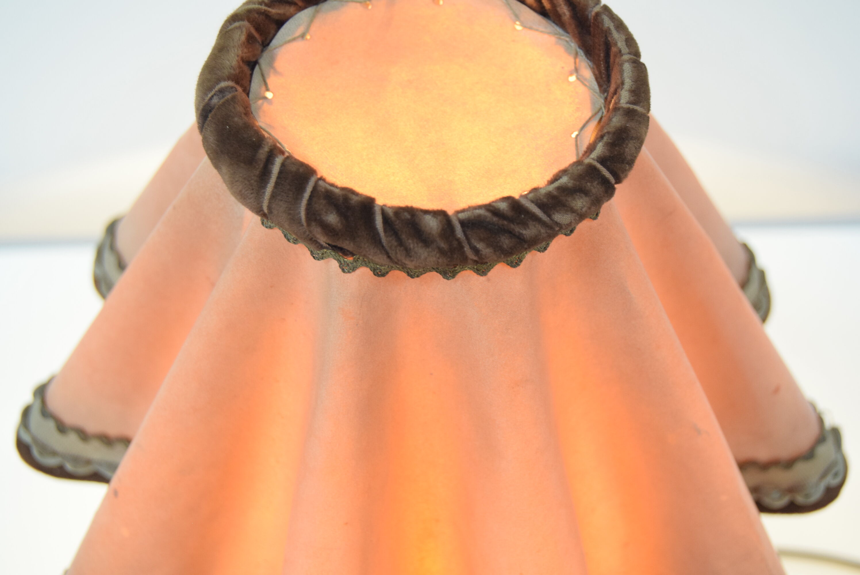 Art deco table ceramic lamp, 1930´s