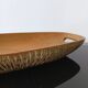 Vintage wooden plate by Aldo Tura for Macabo Italy