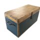 Painted wood chest