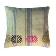 Vintage turkish kilim cushion cover , 40 x 40 cm