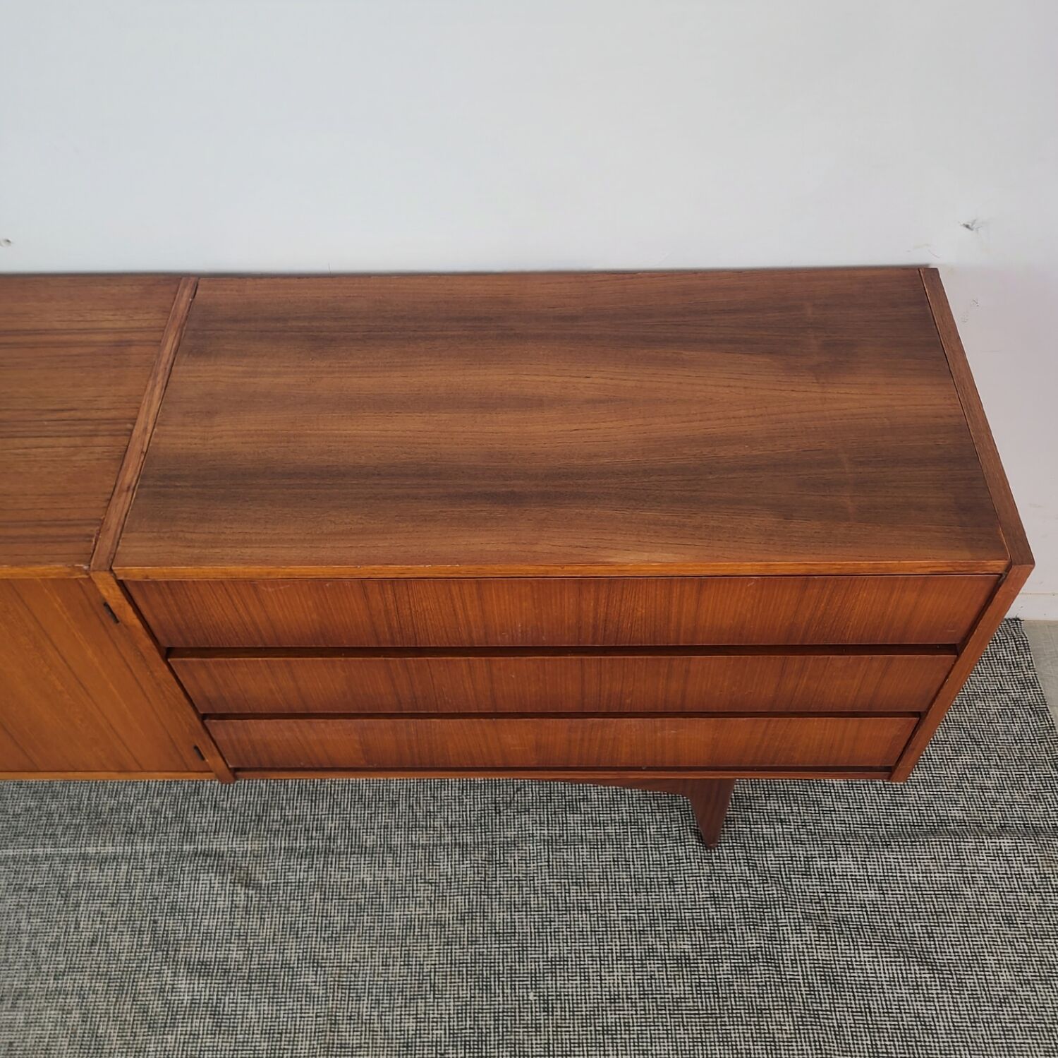 Scandinavian teak enfilade, Danish design, 1960s vintage.