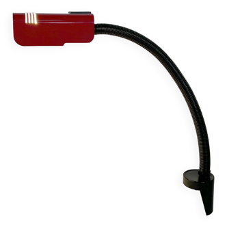 Lampe de bureau rouge par Targetti Sankey, 1970
