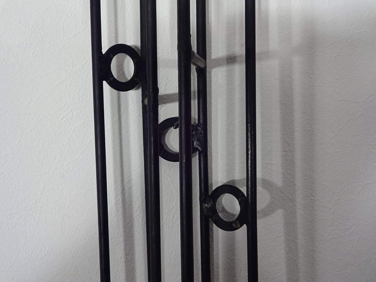 Brutalist German Iron Wall Candleholder, 1960s