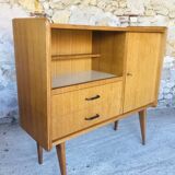 Vintage storage unit on compass legs by SAM Circa 50's/60's