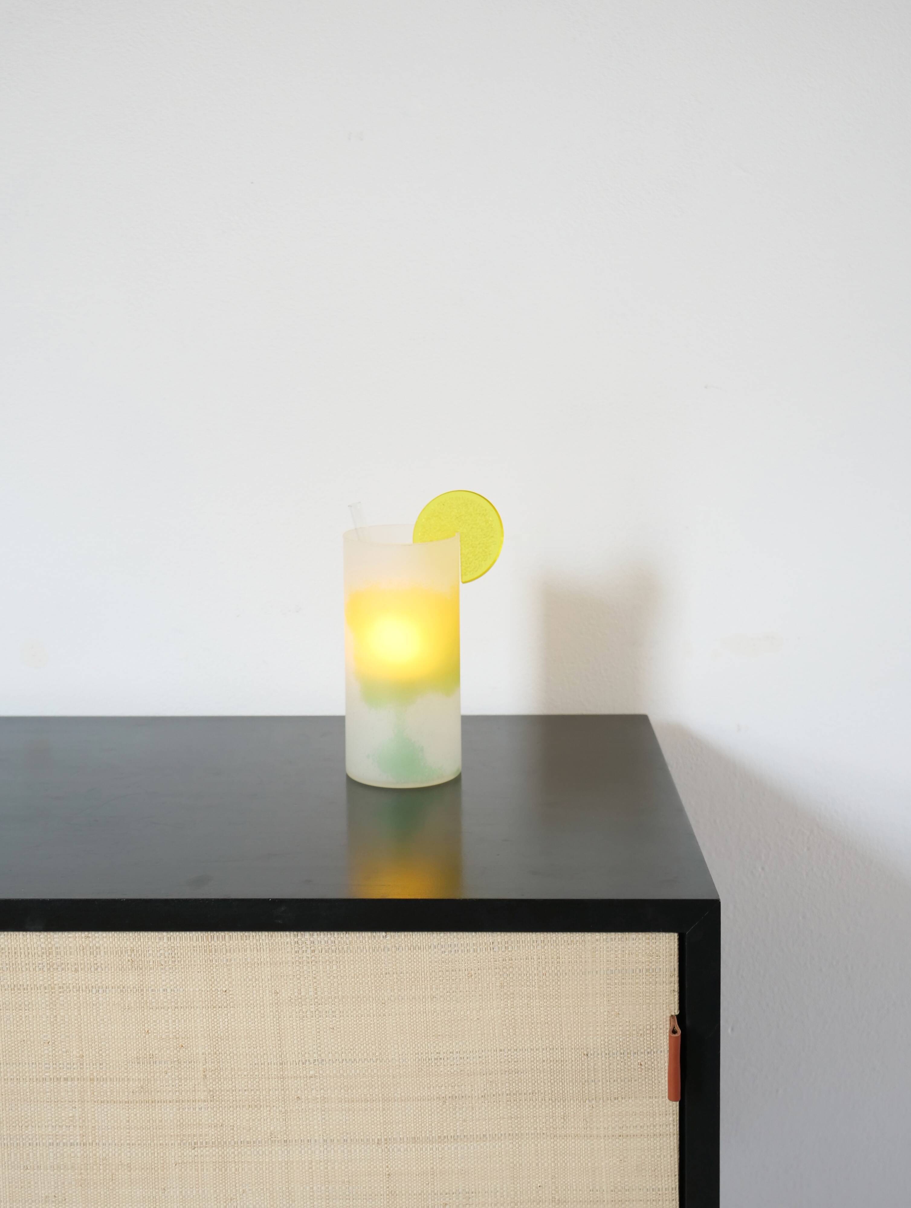 Cocktail deco lamp 80's