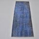 Small Blue Vintage Handknotted Rug