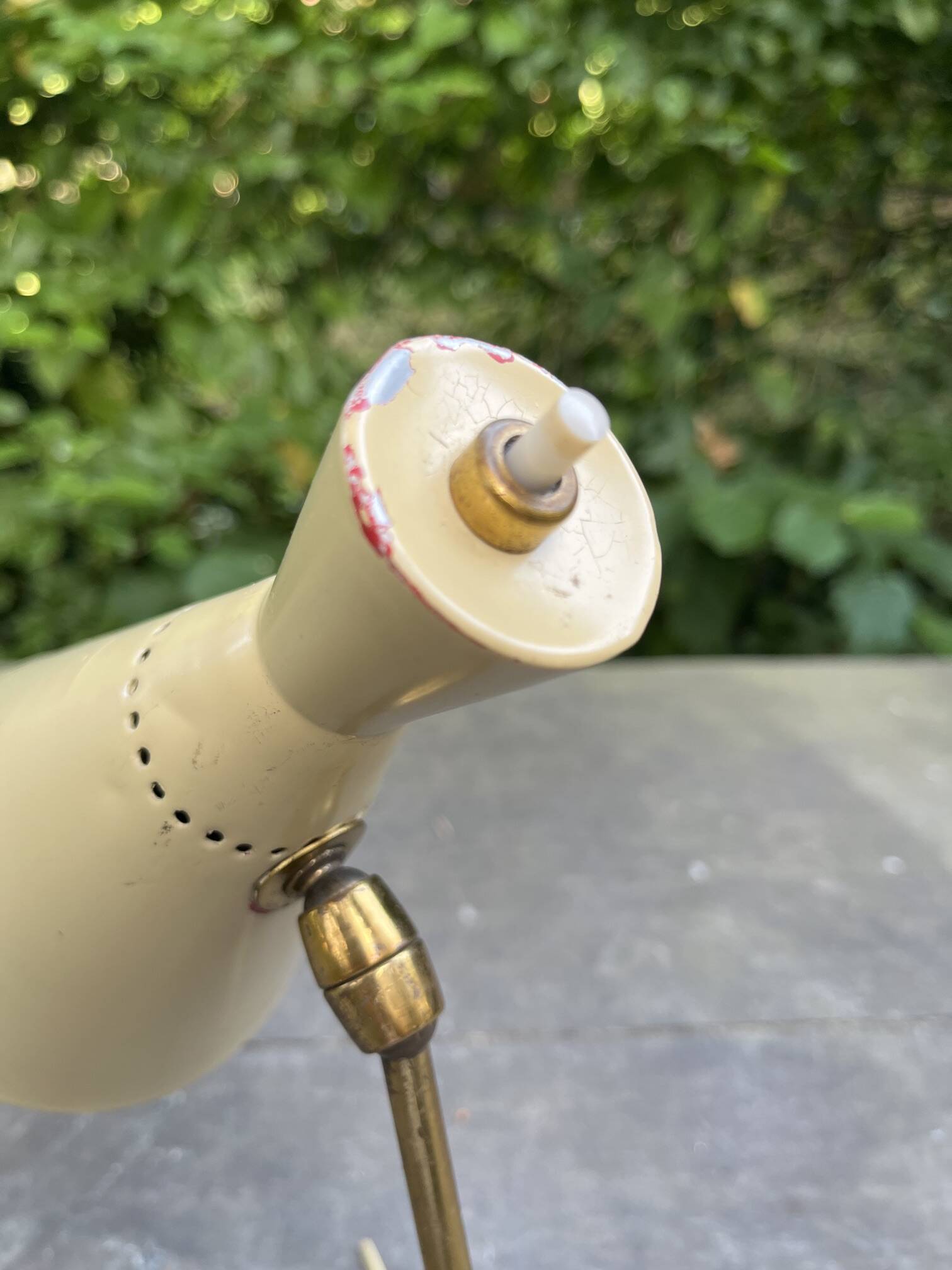 Ancienne lampe cocotte diabolo