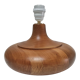 Solid wood lamp foot circular design 90s