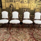 Suite de 4 chaises de style Louis XV