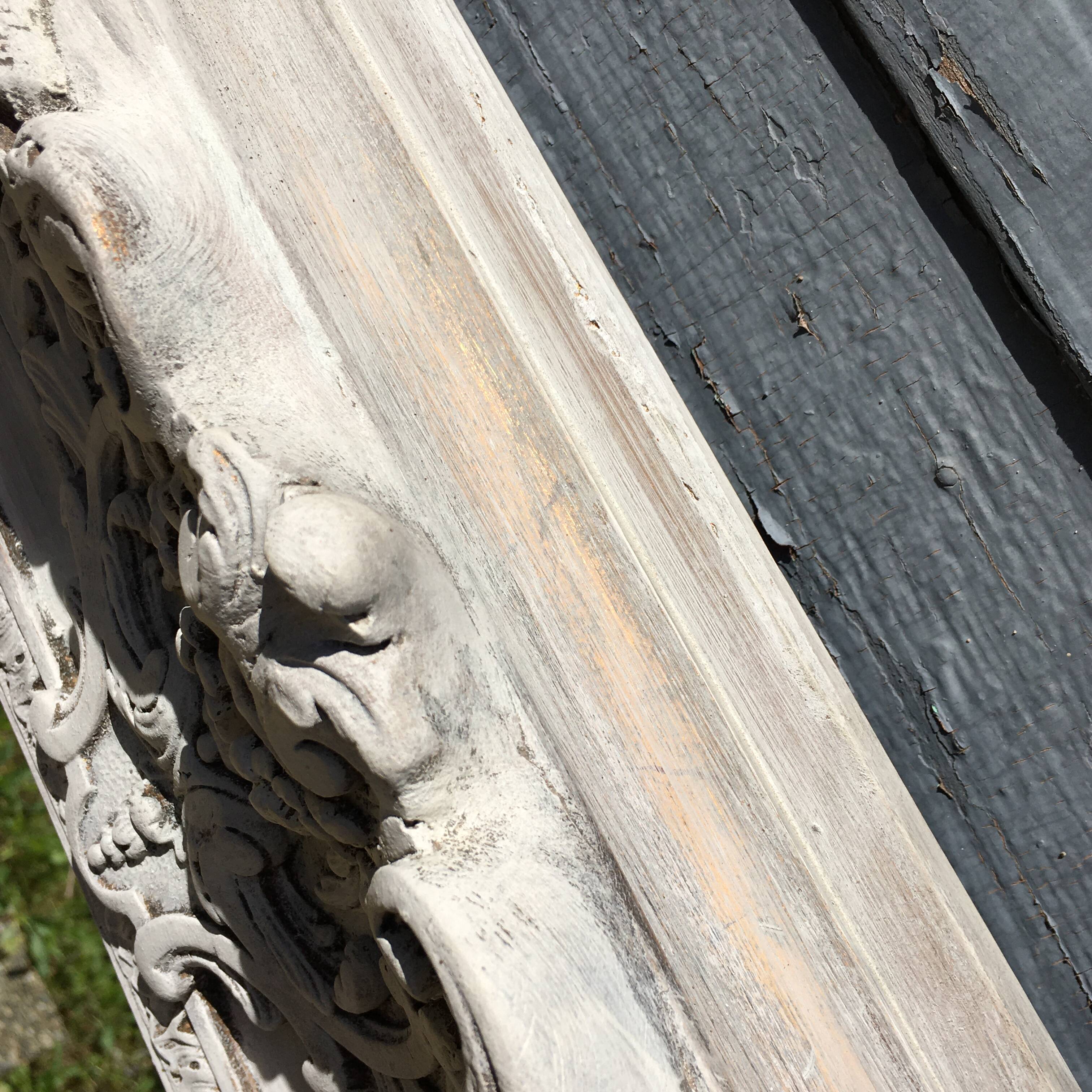 Miroir cadre ancien baroque