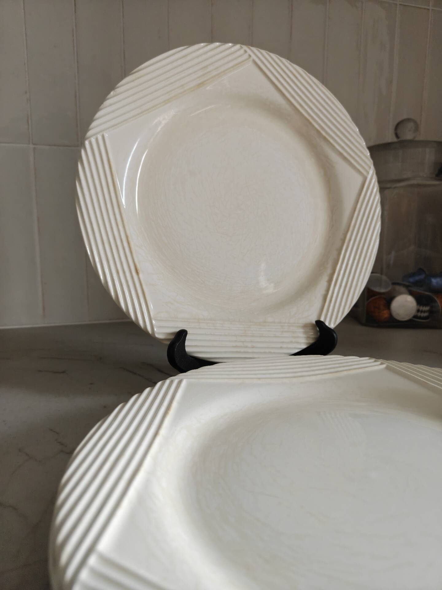 4 plates from gien