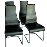 Set of Effezeta chairs, Italy