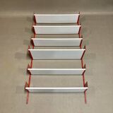 Modular metal and wood shelf