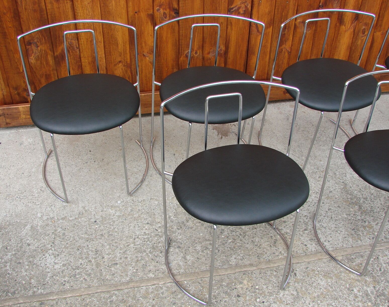 Set of 6 chairs , Italy 1970s