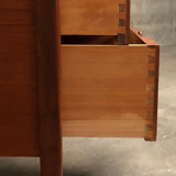 Mid-Century German Teak Executive Desk from Wilhelm Renz, 1960s