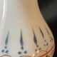 Baluster vase in opaline real enamelled decorations nineteenth century