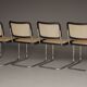 S32 Dining Chairs by Marcel Breuer for Thonet. 1980s. Set of 4