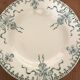 Round porcelain dish from Gien Terre de fer model "Venice"
