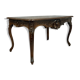 Table bureau Louis XV rocaille en palissandre vers 1850