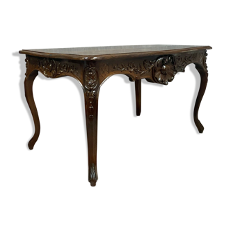 Louis XV Rocaille rosewood desk table around 1850
