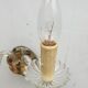 Applique 2 bras verre Murano vintage 1950