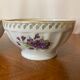 2 Violet Bowls Porcelain by Chauvigny Deshoulières
