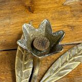 Bronze flower ashtray