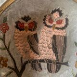 Empty brass pocket partitioned owls