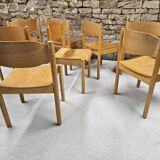 Set de 8 chaises empilables
de Karl Klipper