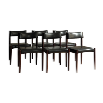 Aksel Bender Madsen rosewood dining chairs