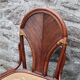 Lot de 2 chaises vintage en rotin avec assise cannage