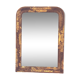Old Louis Phillipe mercury mirror, in gilded stucco.