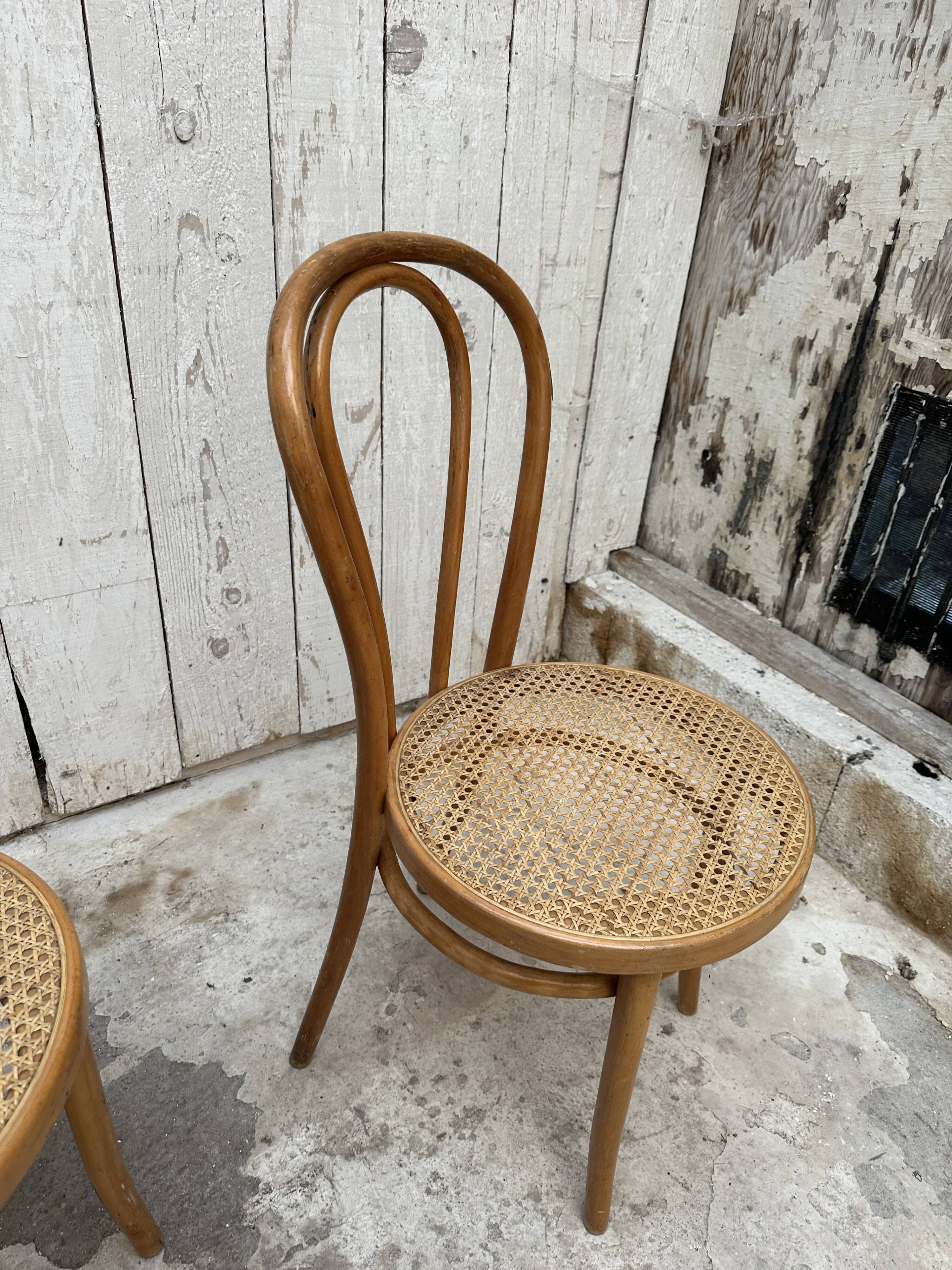 2 bistro chairs