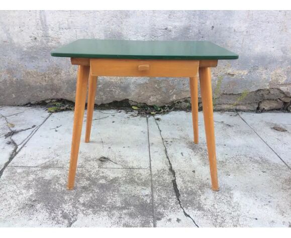 Children's desk Baumann foot compass and chair