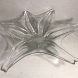 Former center of table crystal Lorraine France shape star vintage cup