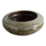 Stoneware bowl signed Fontgombault
