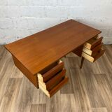 Vintage Scandinavian teak desk, 60s