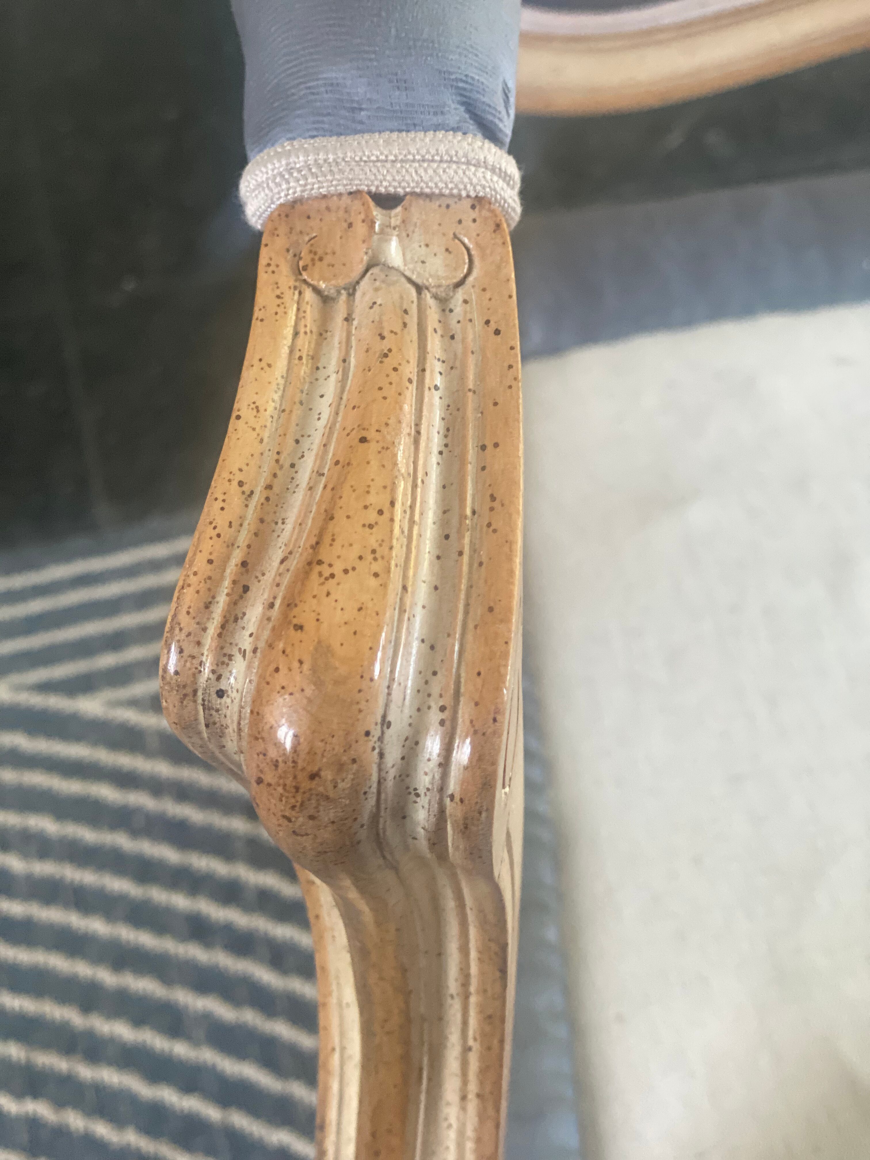 Louis XV shepherdess armchair