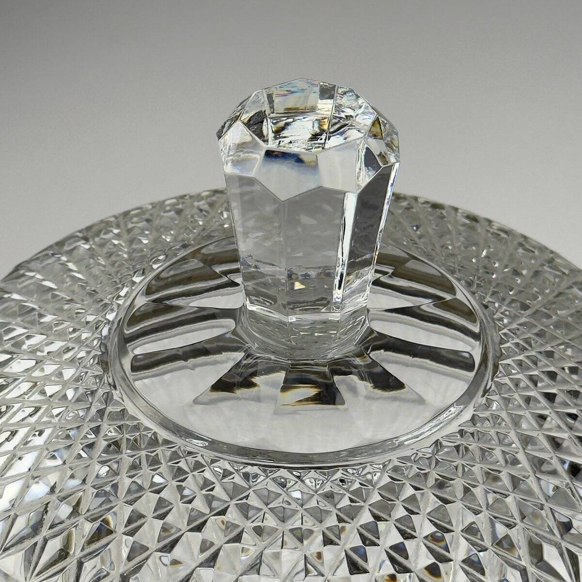 Antique glass bowl with a bronze base, Italy, 1920s