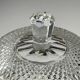 Antique glass bowl with a bronze base, Italy, 1920s