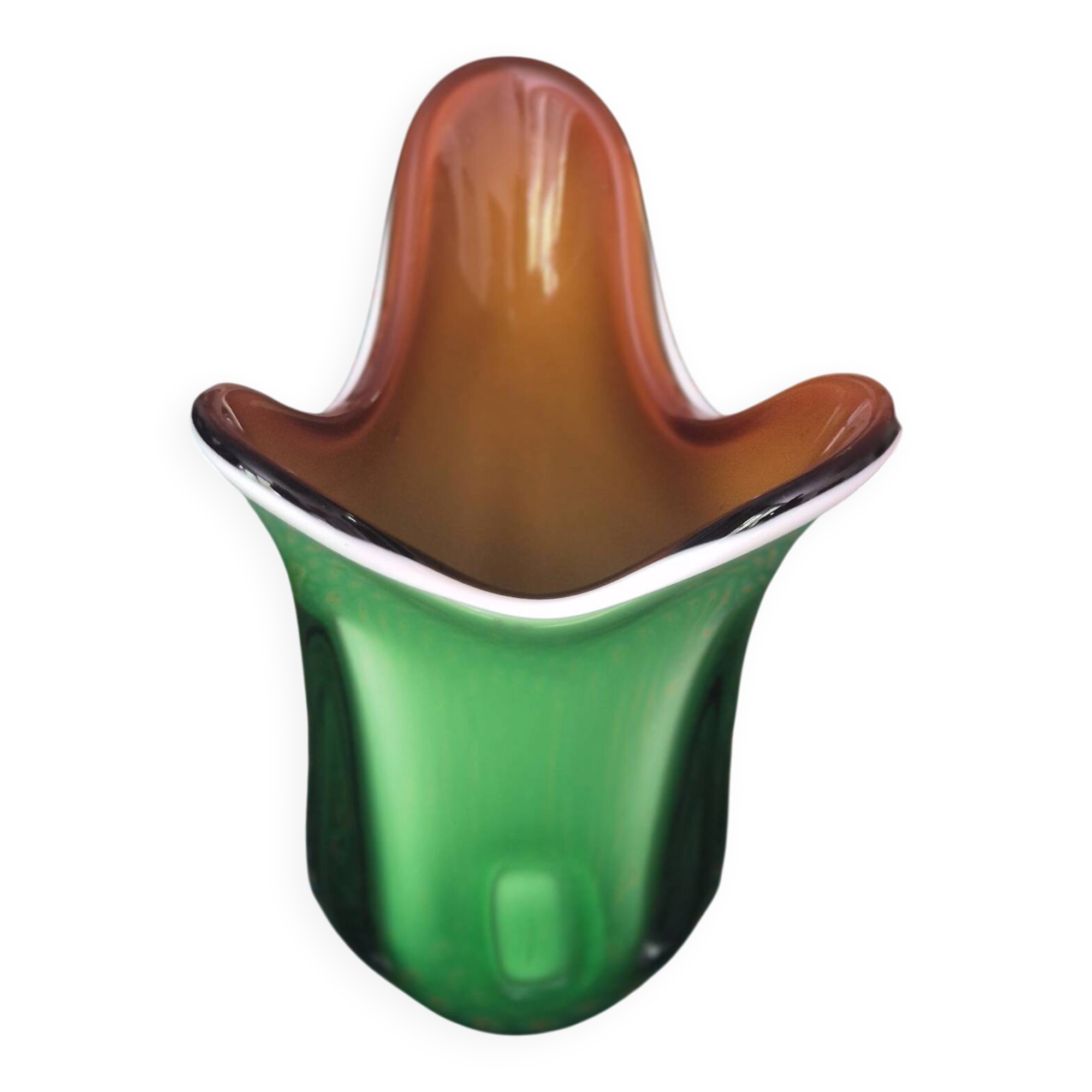 Colourful Murano-style vase