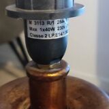 Sampa Helios lamp in red glass