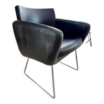 Vintage armchair by Joseph André Motte for Steiner 1950
